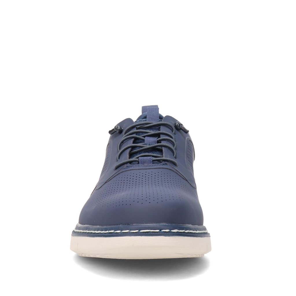 Stacy Adams Men's Synchro Elastic Lace Oxford Shoes - Navy, 12