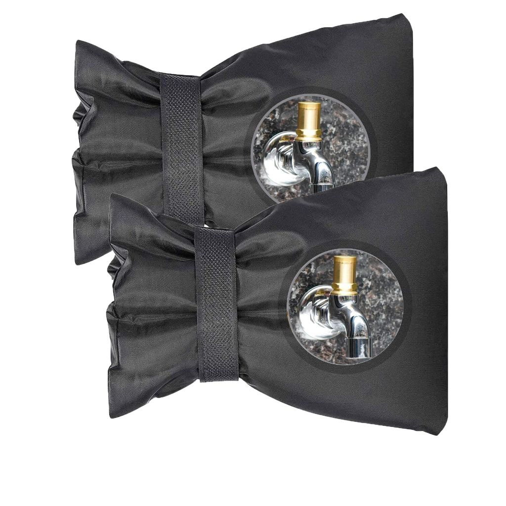 Outside Faucet Covers for Winter,8.2" Hx5.5 W 2PCS,Outside Faucet Cover Pipe Freeze Protection Hose Spigot Cover