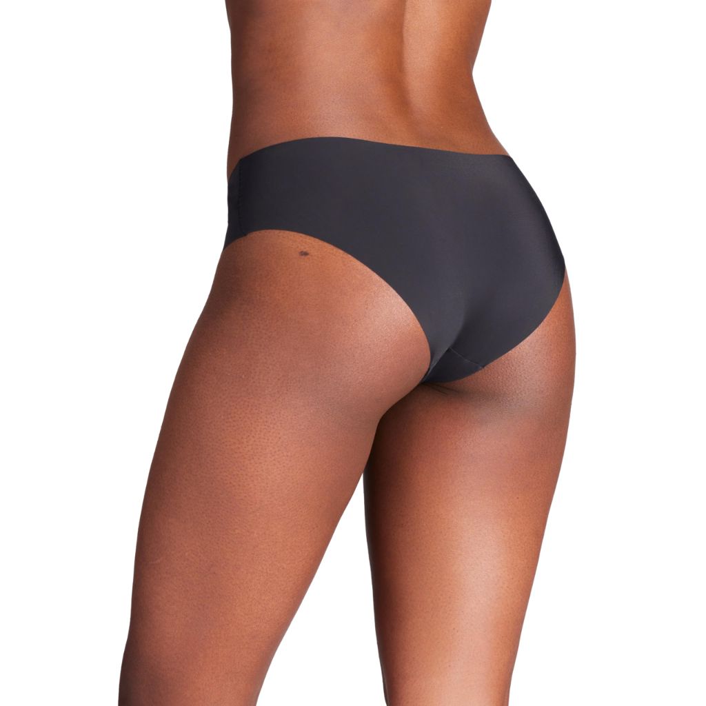 Under Armour Women's Pure Stretch No Show Hipster Underwear - Black, XL (3 Pair)