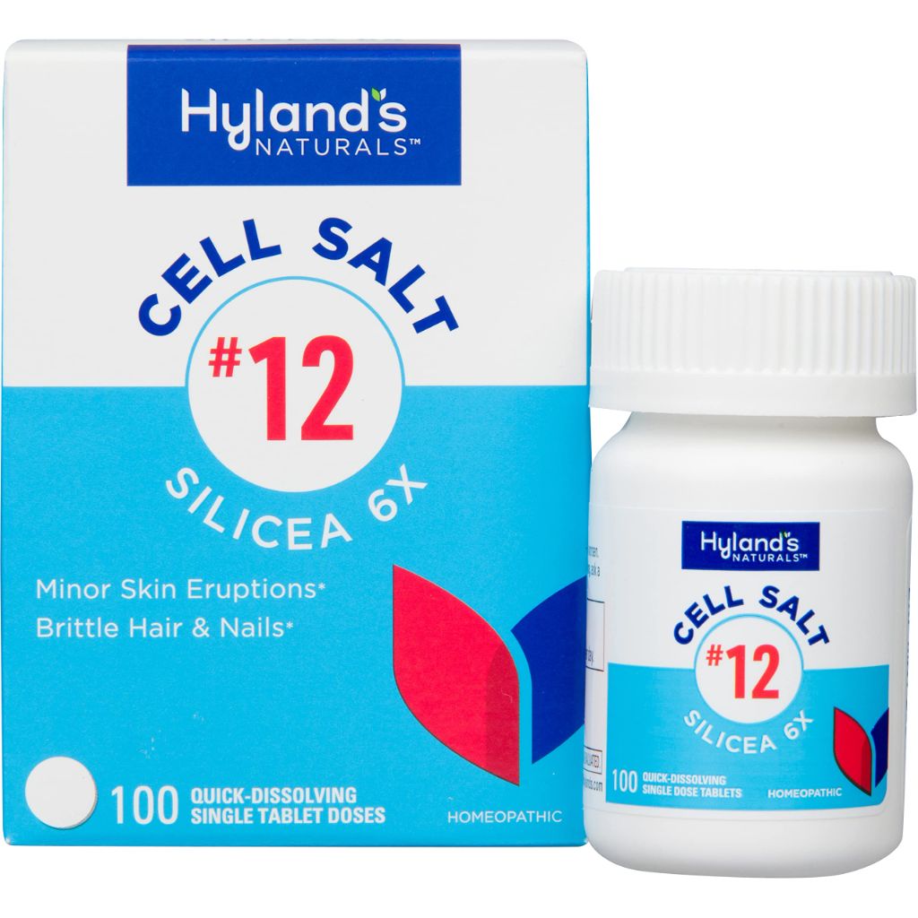 Hyland's No. 12 Cell Salt Silicea 6X - 100 Tablets
