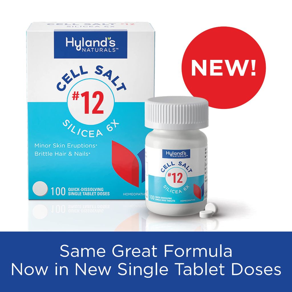 Hyland's No. 12 Cell Salt Silicea 6X - 100 Tablets