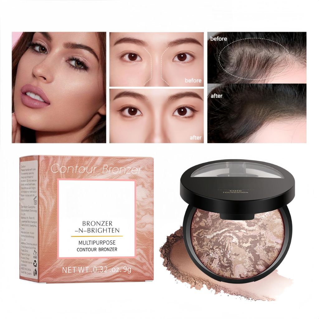 MAEPEOR Baked Bronzer Powder - 03 Fair