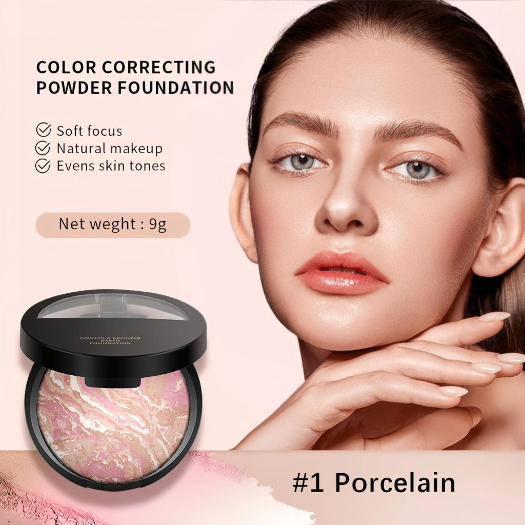 MAEPEOR Baked Bronzer Powder - 03 Fair