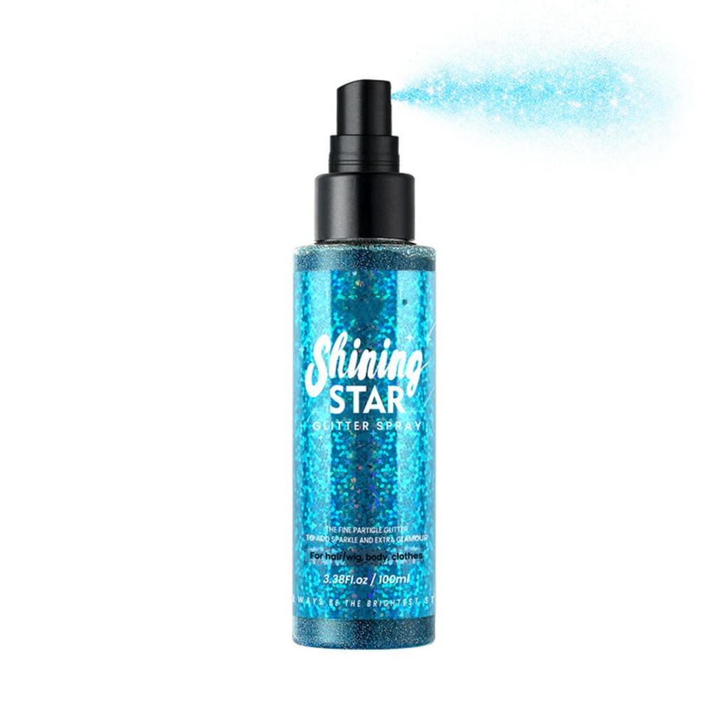 Luxfume Long-Lasting Body Glitter Spray - Blue, 3.38 fl. oz.