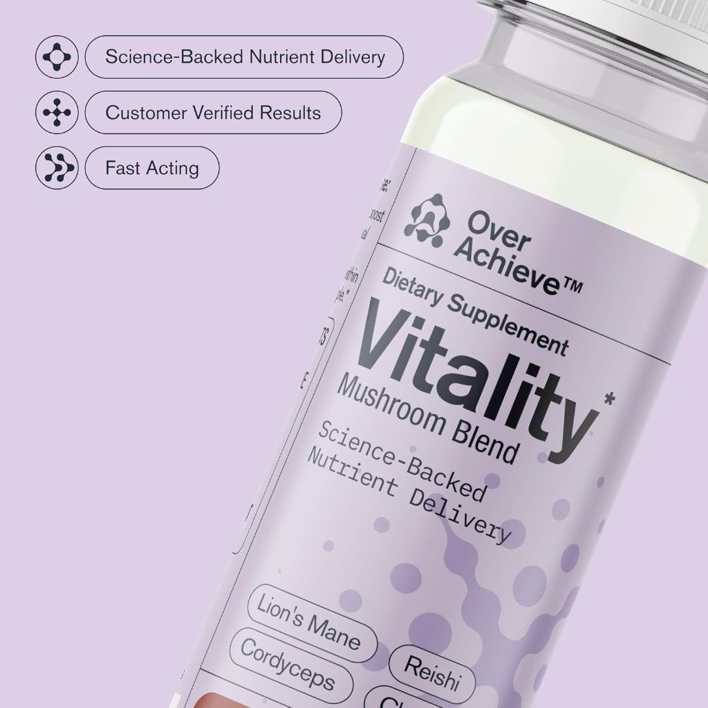 Over Achieve Supplement Variety Pack w/Stress, Calming, & Relax Shots - 2 fl. oz. ea.