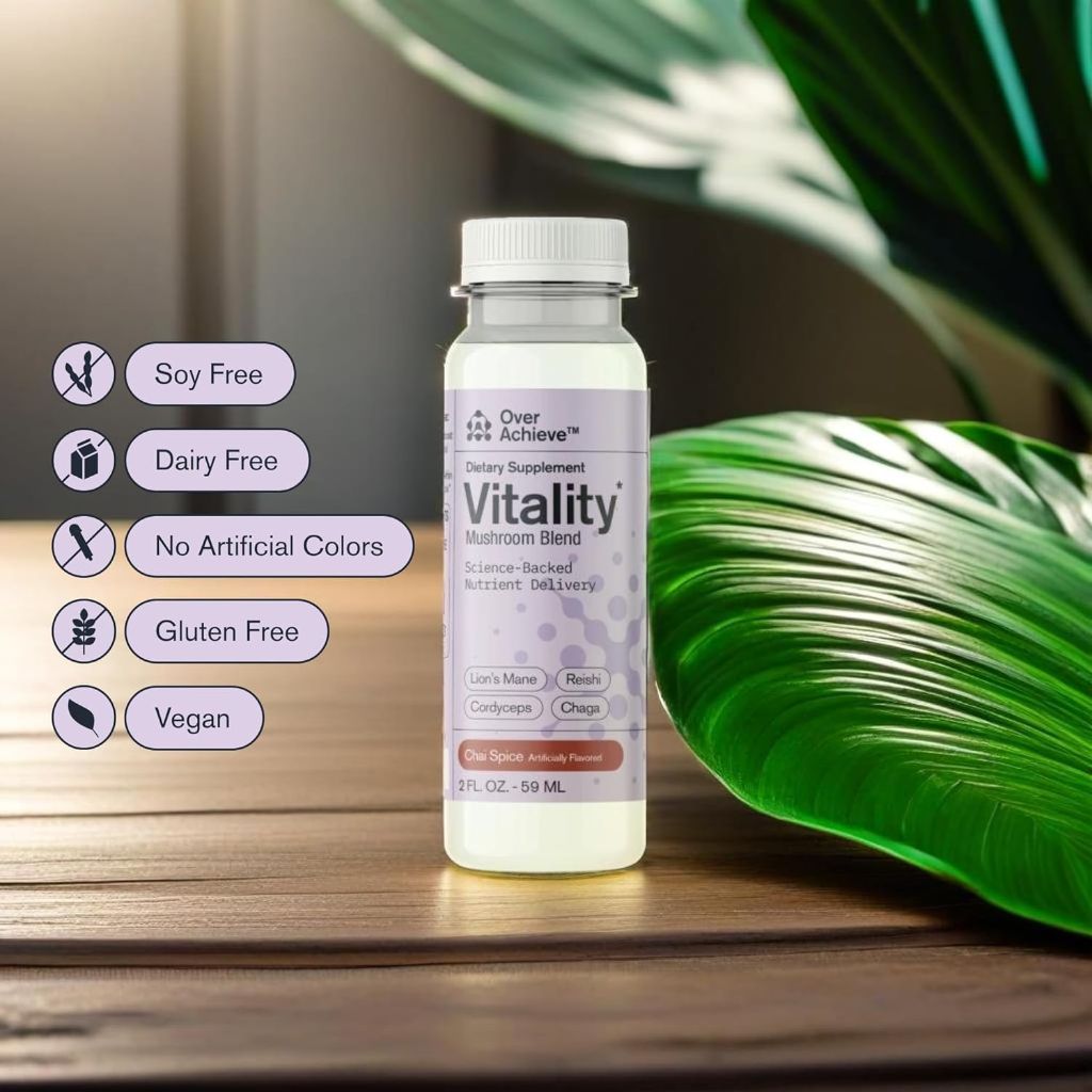 Over Achieve Supplement Variety Pack w/Stress, Calming, & Relax Shots - 2 fl. oz. ea.