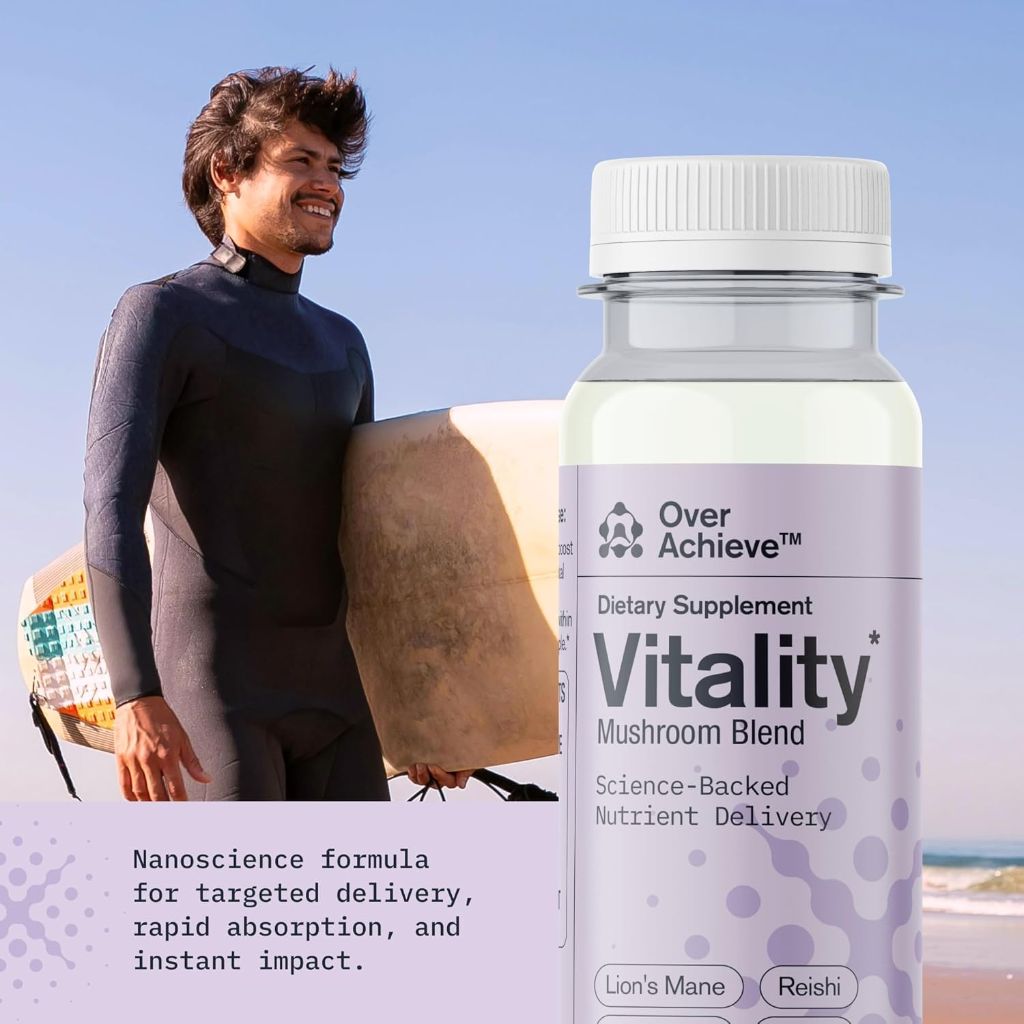 Over Achieve Supplement Variety Pack w/Stress, Calming, & Relax Shots - 2 fl. oz. ea.