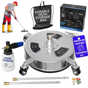 HYDRO PWR 13" Pressure Washer Surface Cleaner with Foam Cannon, 4000 PSI Max