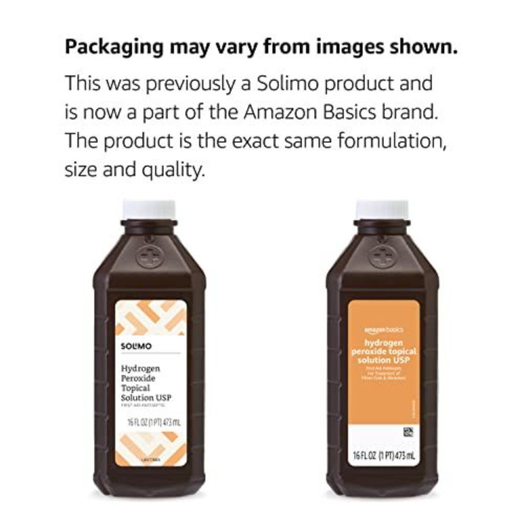Amazon Basics Hydrogen Peroxide Topical Solution USP - 16 fl. oz.