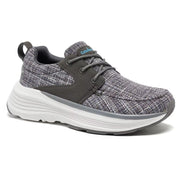 OrthoComfort Women's Orthopedic Fashion Sneakers Arch Support - Gray, Size 7