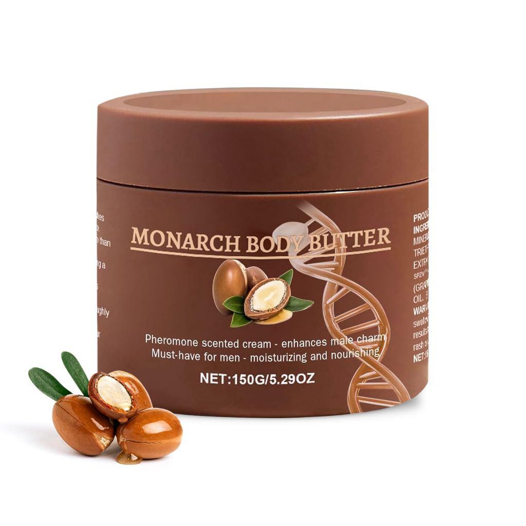 Monarch Body Butter Pheromone Scented Cream For Men - 5.29oz.