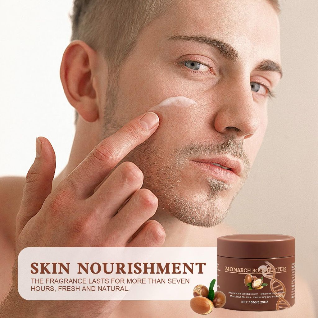Monarch Body Butter Pheromone Scented Cream For Men - 5.29oz.