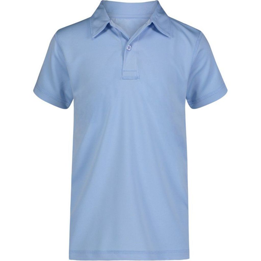 Nautica Boys' Polo Shirt - Light Blue, Medium (5)