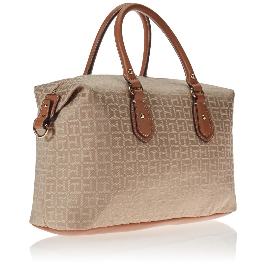 Tommy Hilfiger Women’s Jaden Satchel Crossbody Bag - Khaki Tonal