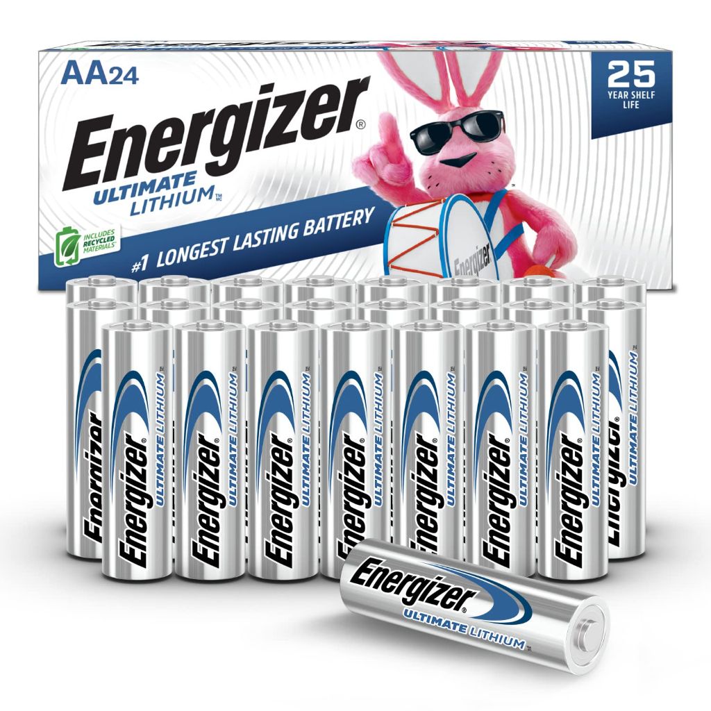 Energizer Ultimate Lithium 1.5V Batteries - AA - 24ct.