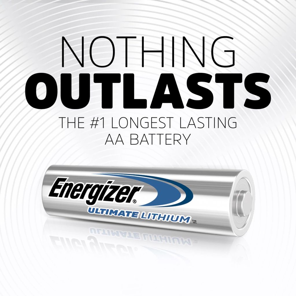 Energizer Ultimate Lithium 1.5V Batteries - AA - 24ct.