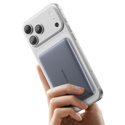 Baseus Picogo Power Bank, 0.3" Ultra Slim 5000mAh MagSafe w/USB-C Cable - Black