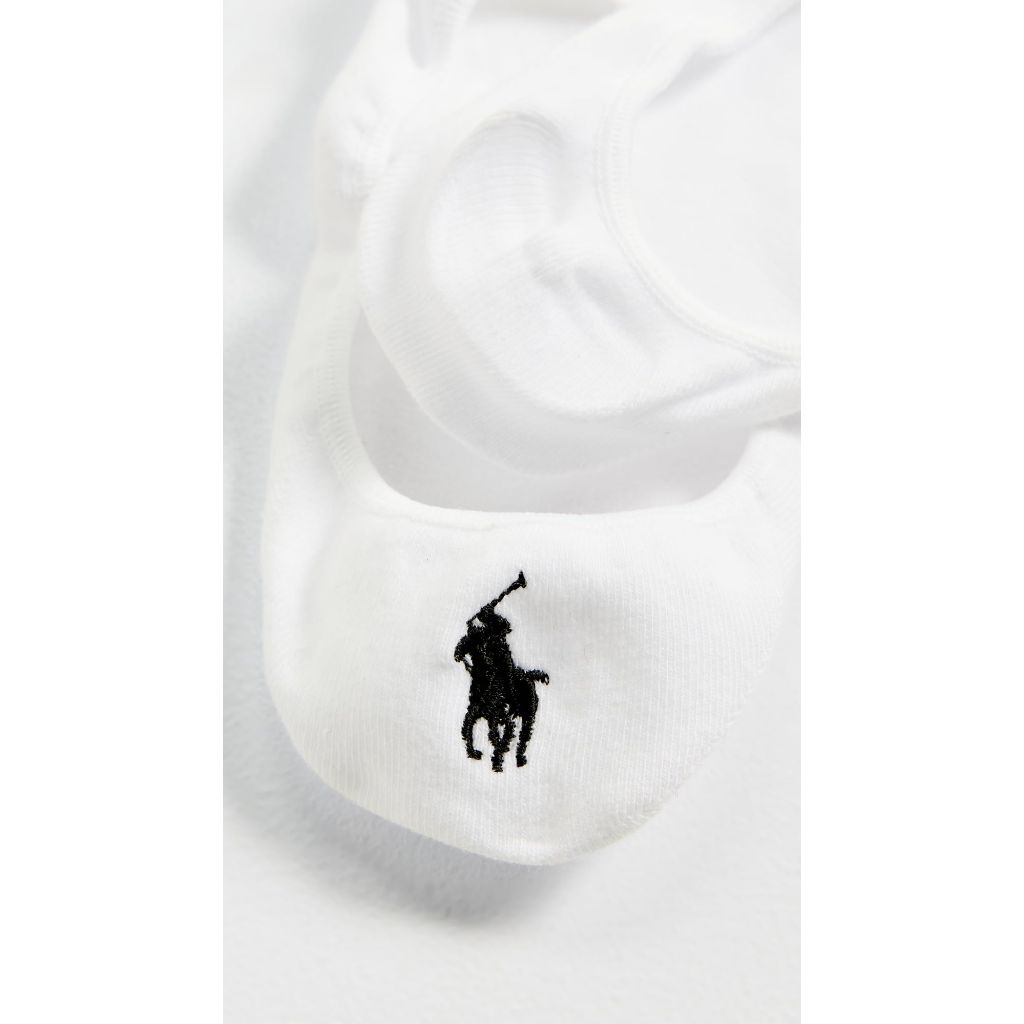 Polo Ralph Lauren Women's Ultra Low Liner Socks - White, 4-10 (3 Pair)