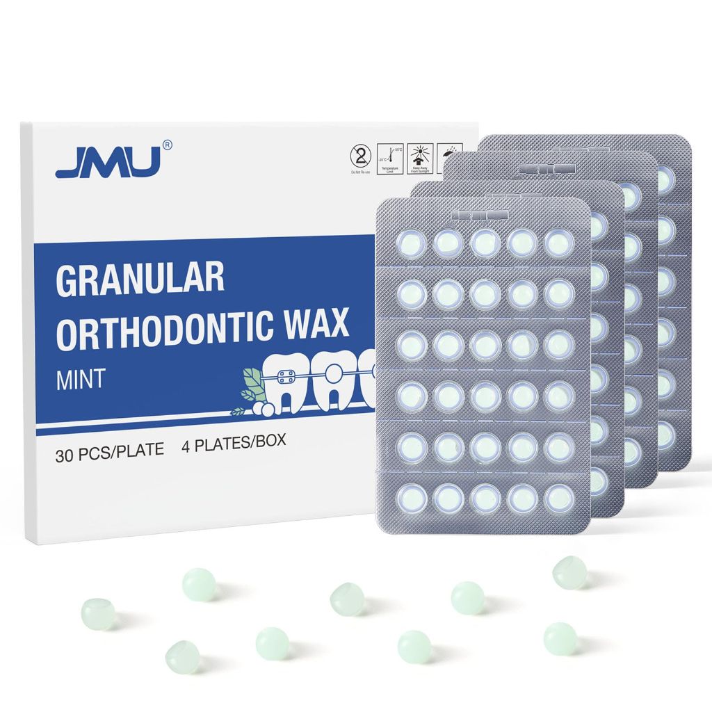 JMU Orthodontic Wax for Braces Relief - Mint, 120ct.
