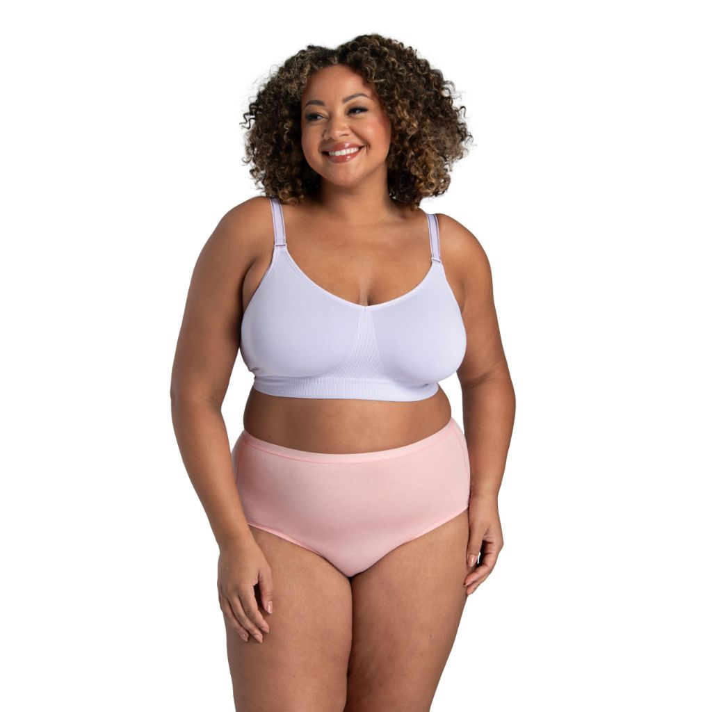 Fruit of The Loom Women's Fit for Me Comfort Cotton Briefs - Assorted Colors, Size 12/4X (6 Pair)