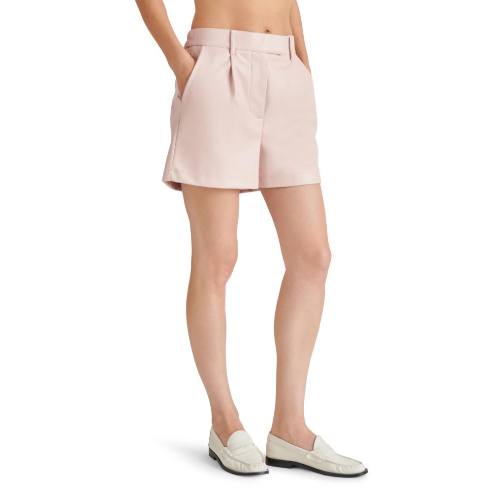 Steve Madden Women's Imelda Leather Shorts - Rose Taupe, Large