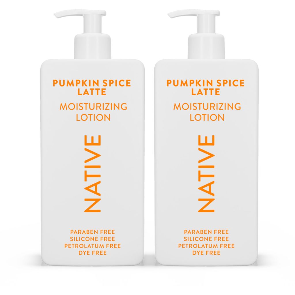 Native Moisturizing Body Lotion - Pumpkin Spice Latte, 16.5 fl. oz. (2 Pack)