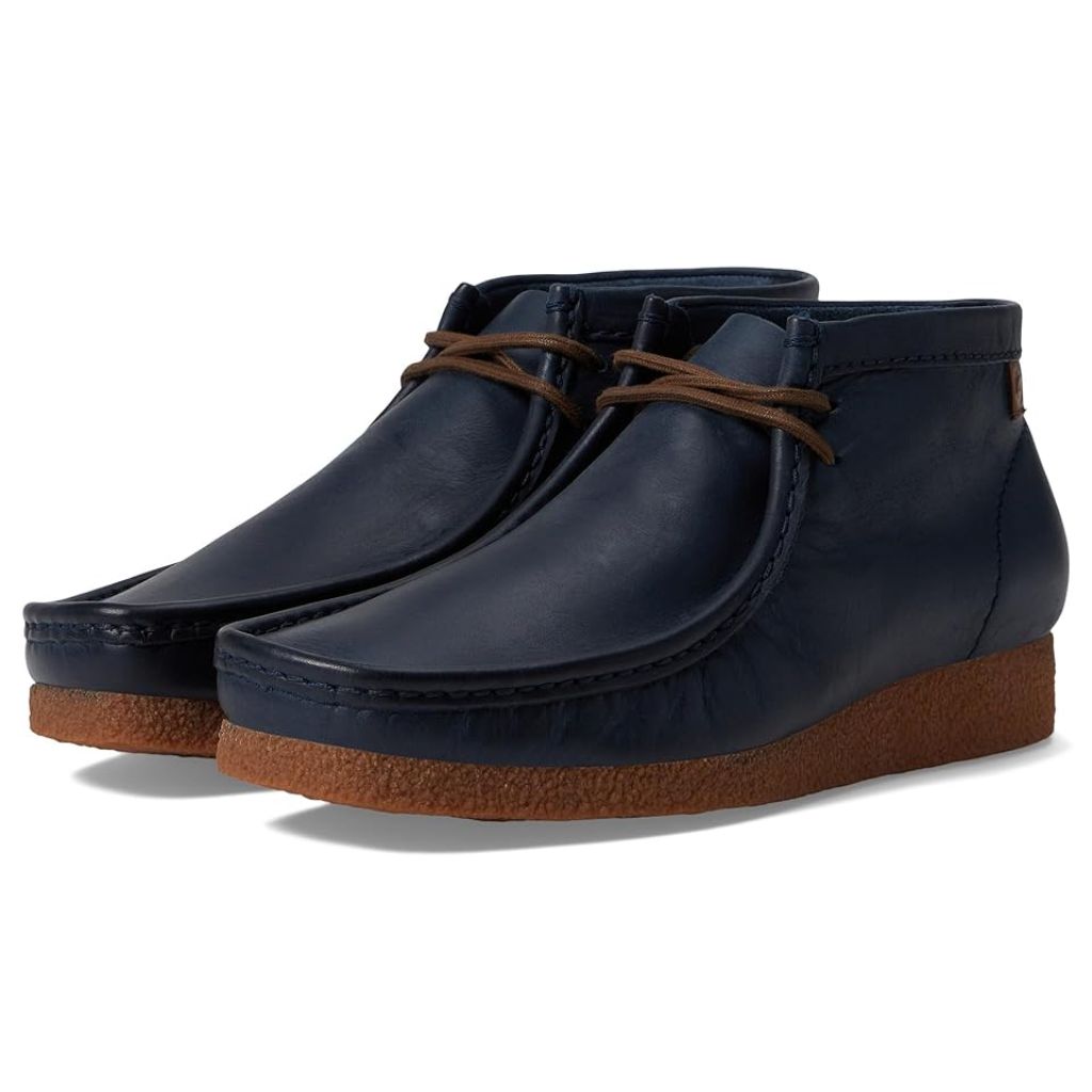 Clarks Womens Shacre Ankle Boot, Dark Navy Leather, 7 US