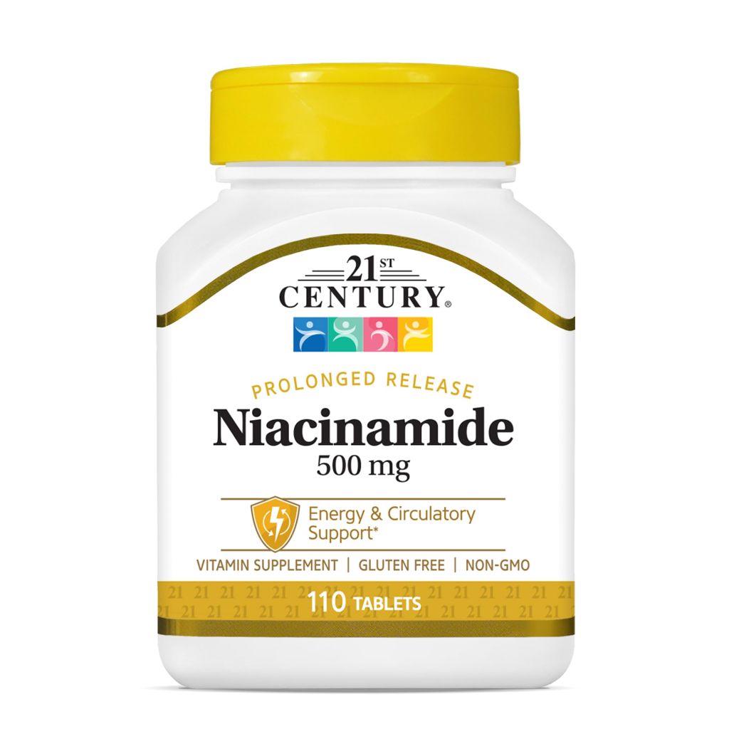 21st Century Niacinamide 500mg Prolonged Release Tablets - 110ct.