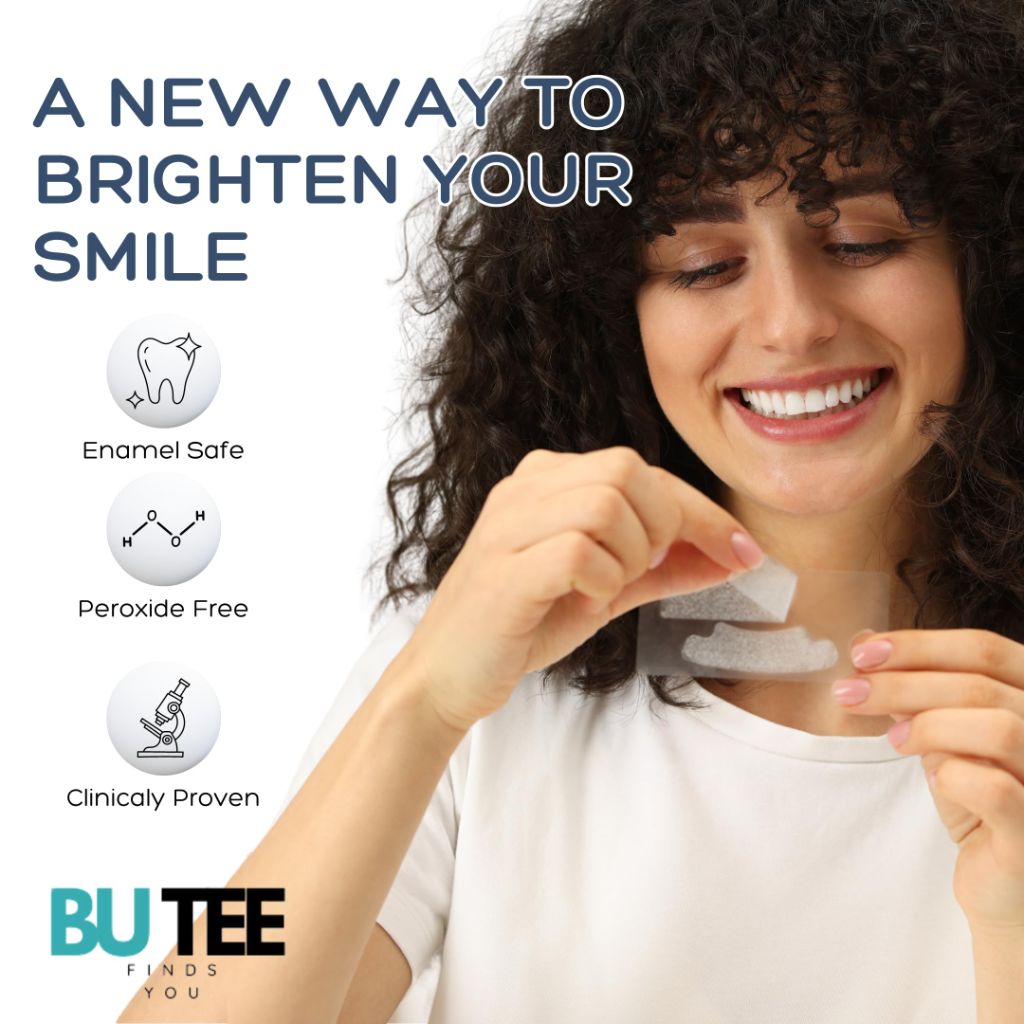 Butee Pro Teeth Whitening Strips – 28 Strips (14 Treatments)
