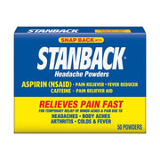 Stanback Headache Powders w/Aspirin (NSAID) & Caffeine - 50 Packs