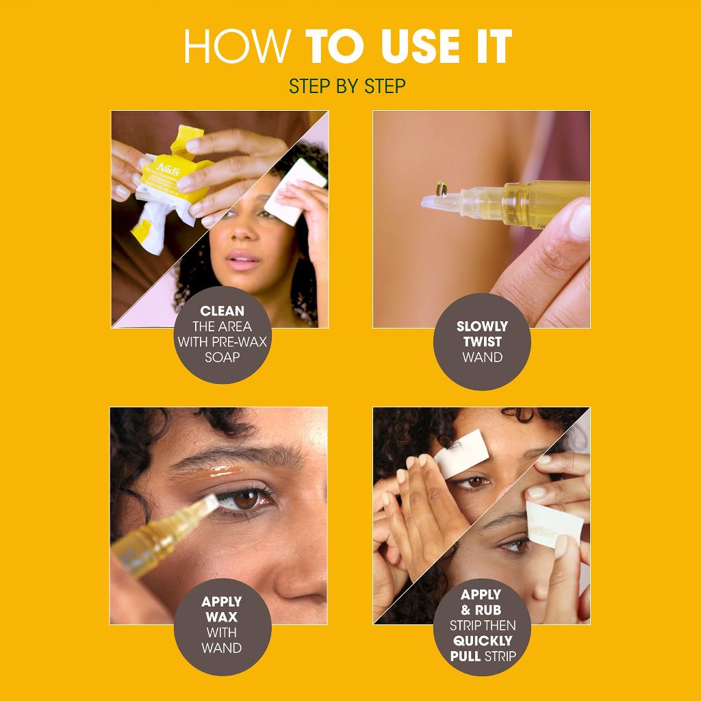 Nad's Natural Precision Eyebrow Wax Wand - 0.2oz