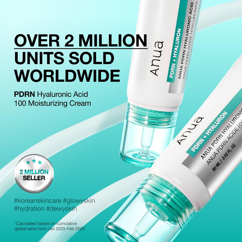 Anua 100+ PDRN + Hyaluronic Acid Hydrating Face Moisturizer with Salmon DNA - 2.02 fl. oz.