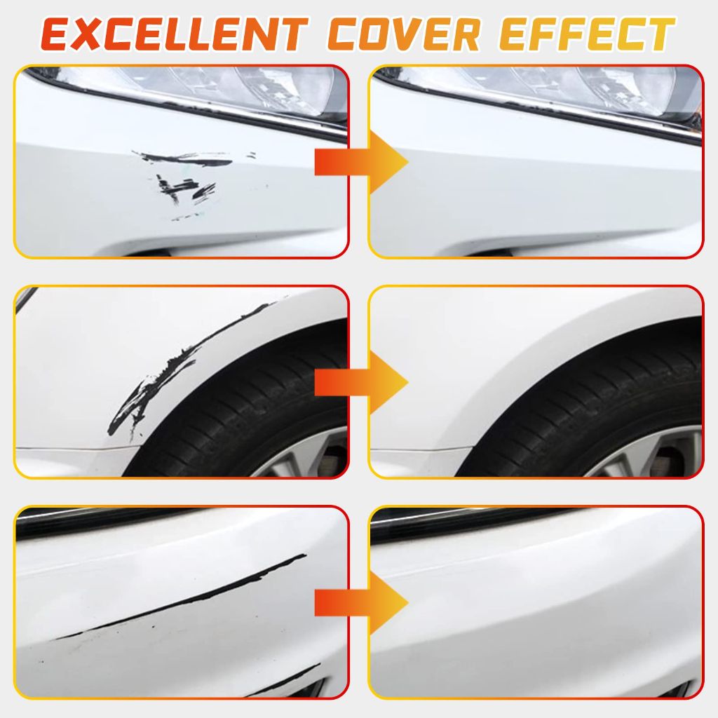Galitoon Automotive Touch Up Paint - Pure White, 0.8 fl. oz.