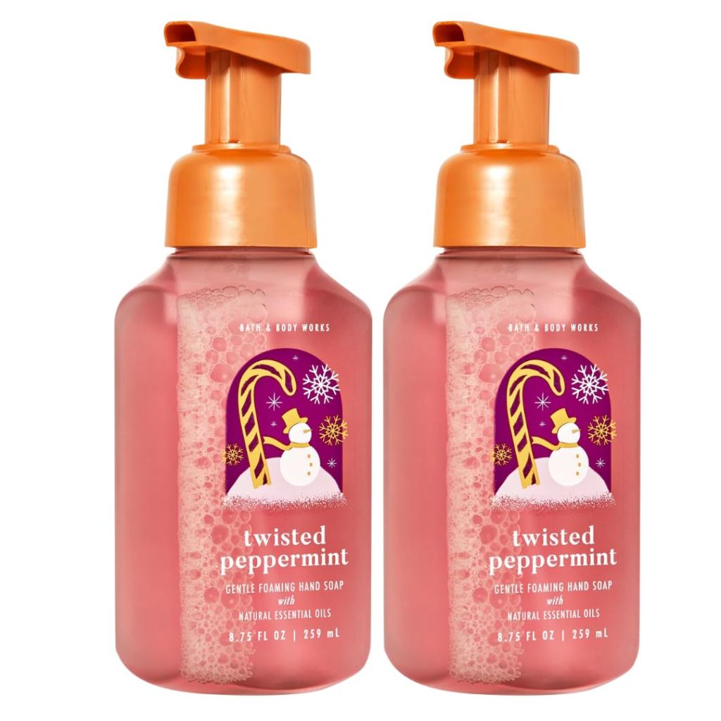 Bath & Body Works Gentle Foaming Hand Soap - Twisted Peppermint, 8.75 fl. oz. (2 Pack)