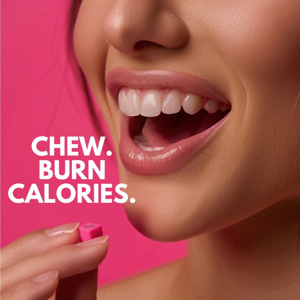 ChewCubes FITS - 18lbs, 30ct Athletic Jawline - Pink