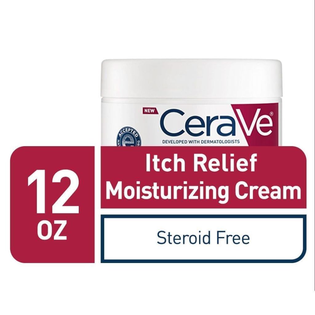 CeraVe Itch Relief Moisturizing Cream, Steroid-Free - 12oz.