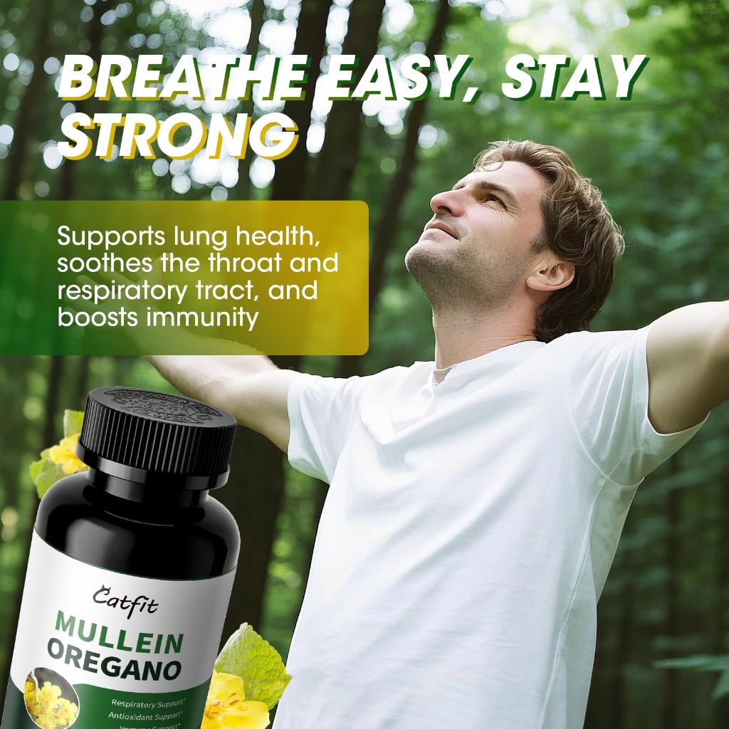 Catfit Mullein Oregano Oil Capsules - 120ct.