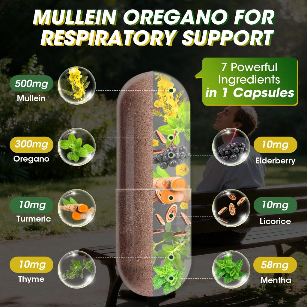 Catfit Mullein Oregano Oil Capsules - 120ct.