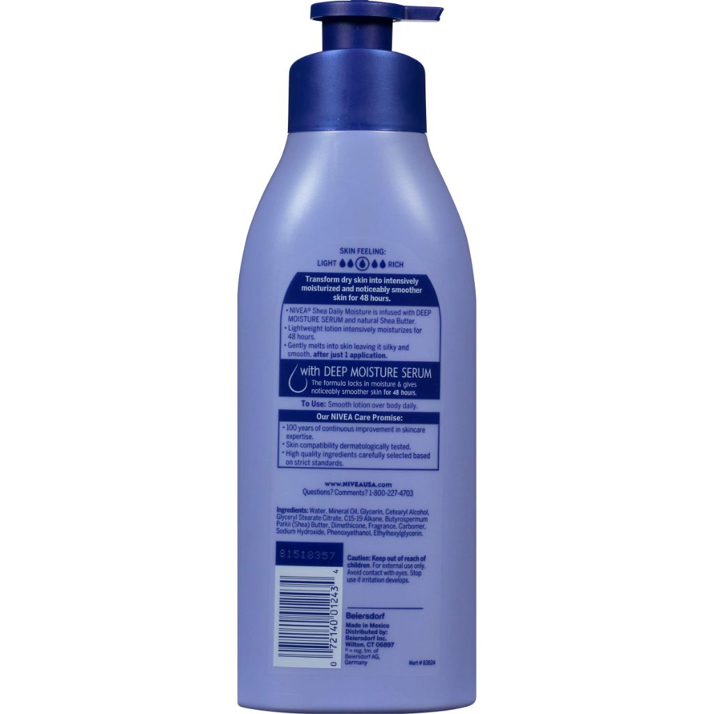 NIVEA Shea Daily Moisture Body Lotion - 16.9 fl. oz.