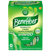 Benefiber Prebiotic Fiber Supplement Powder - Unflavored, 28 Sticks