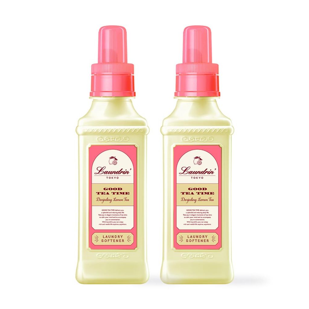 Laundrin Tokyo Good Tea Time Laundry Softener Darjeeling Lemon Tea - 20.8 fl. oz. (2 Pack)