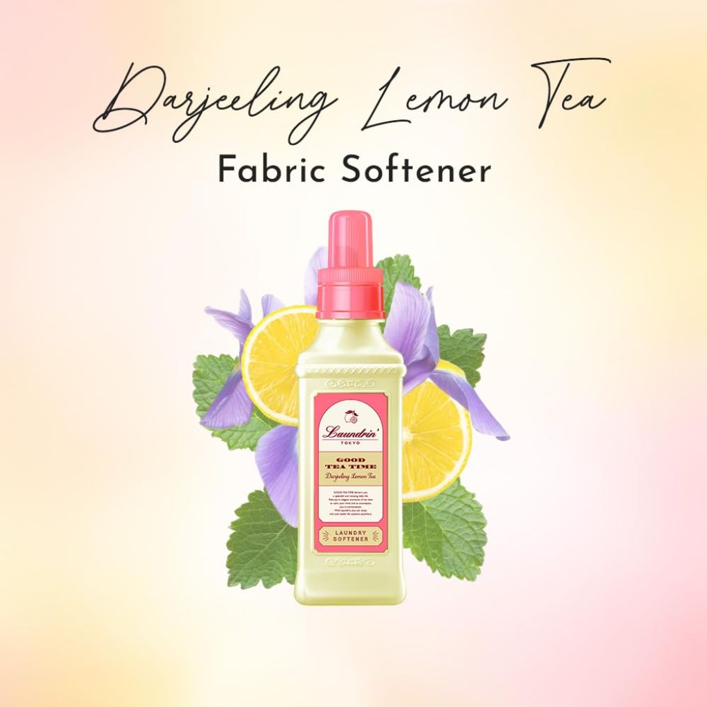 Laundrin Tokyo Good Tea Time Laundry Softener Darjeeling Lemon Tea - 20.8 fl. oz. (2 Pack)