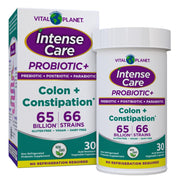 Vital Planet Intense Care Probiotic+ Colon & Constipation Probiotics - 30ct