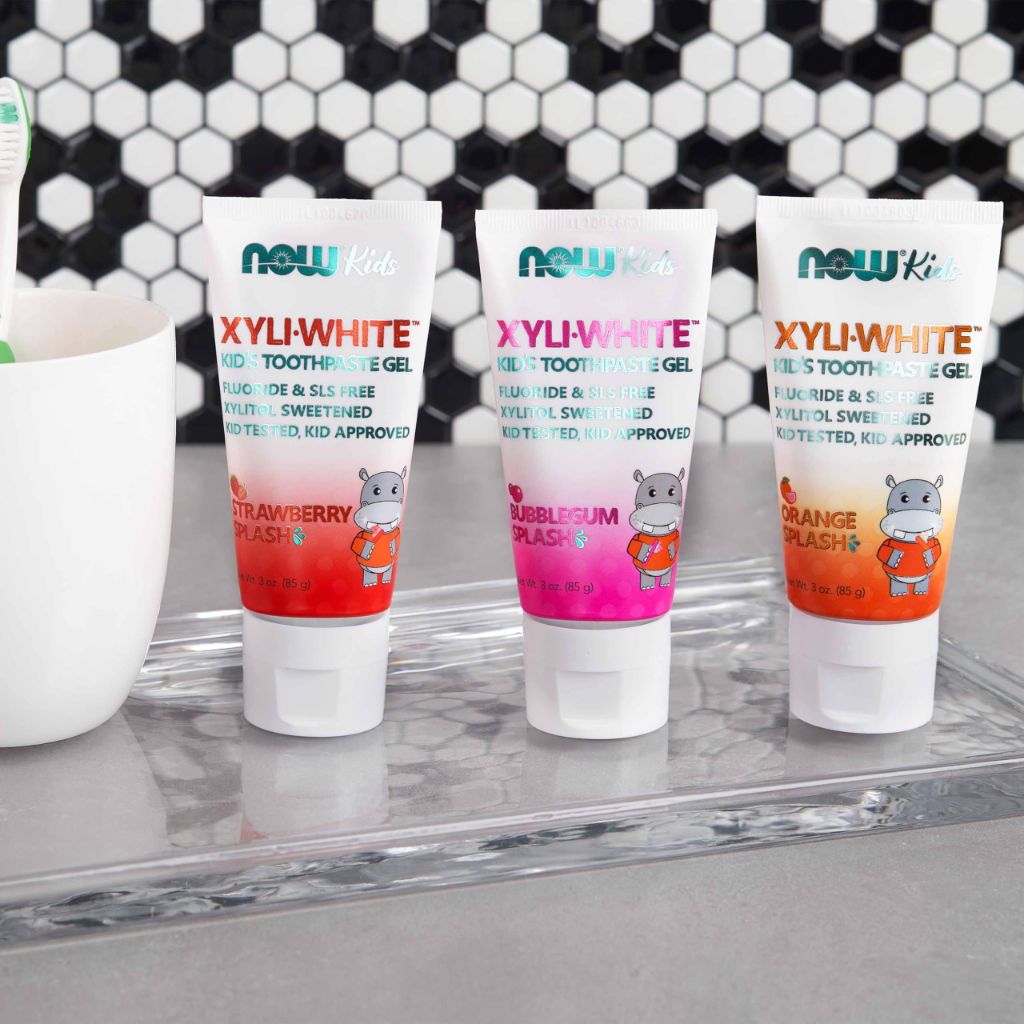 Now Kids Xyliwhite Kid's Toothpaste Gel - Bubblegum Splash, 3oz.