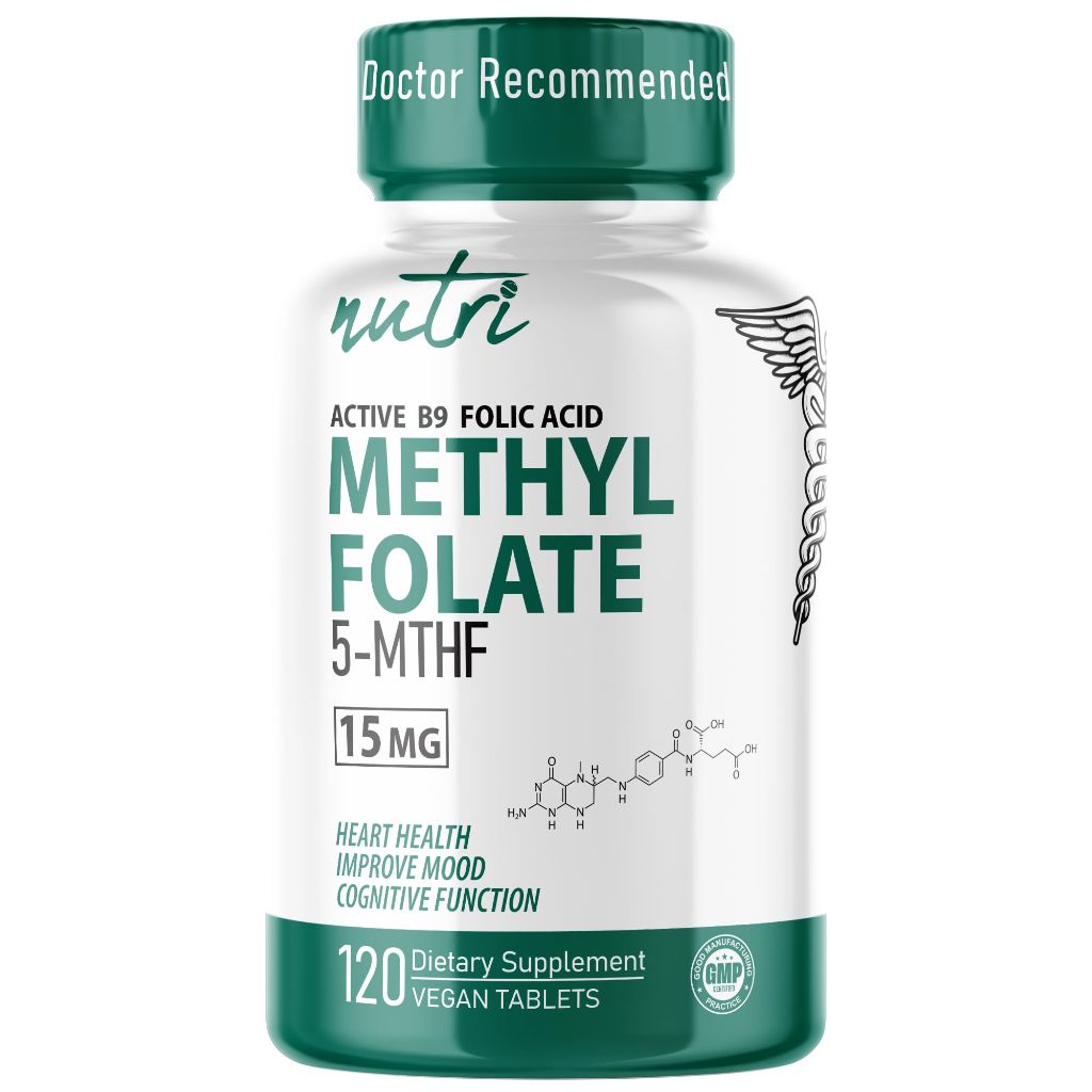 Nutri 5-MTHF L Methylfolate 15mg - 120 Tablets