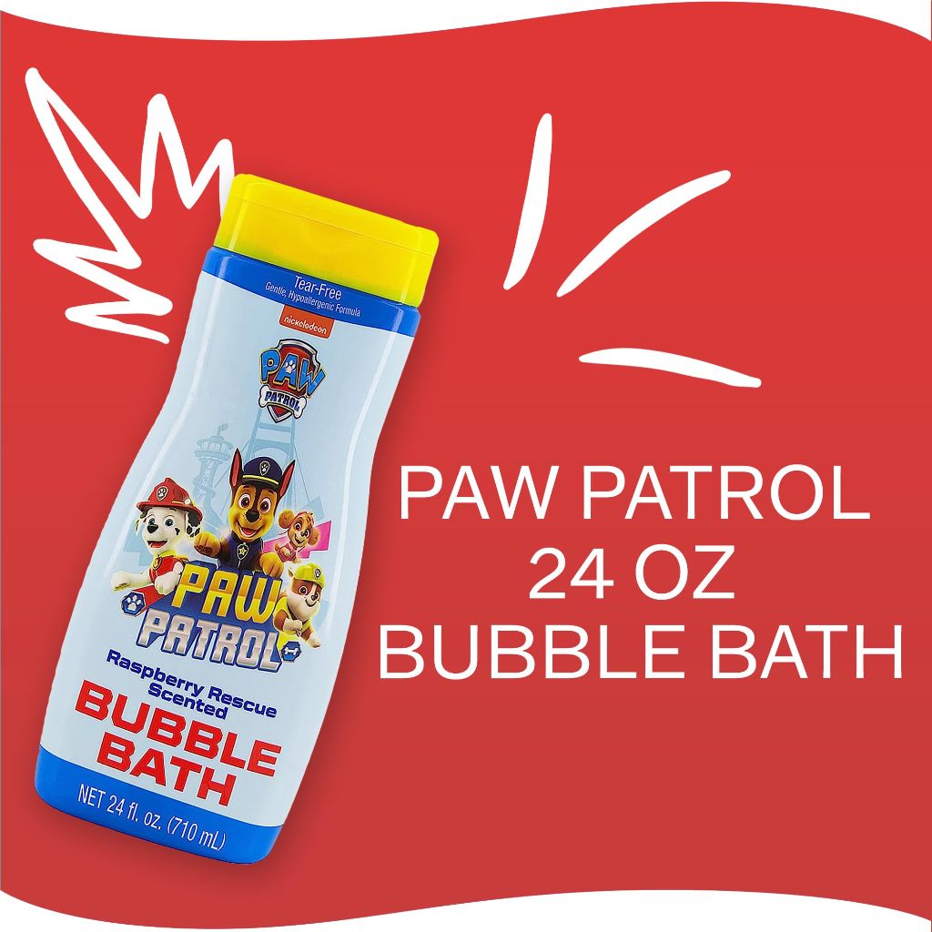 Paw Patrol Tear-Free Bubble Bath - Raspberry Rescue, 24 fl. oz.