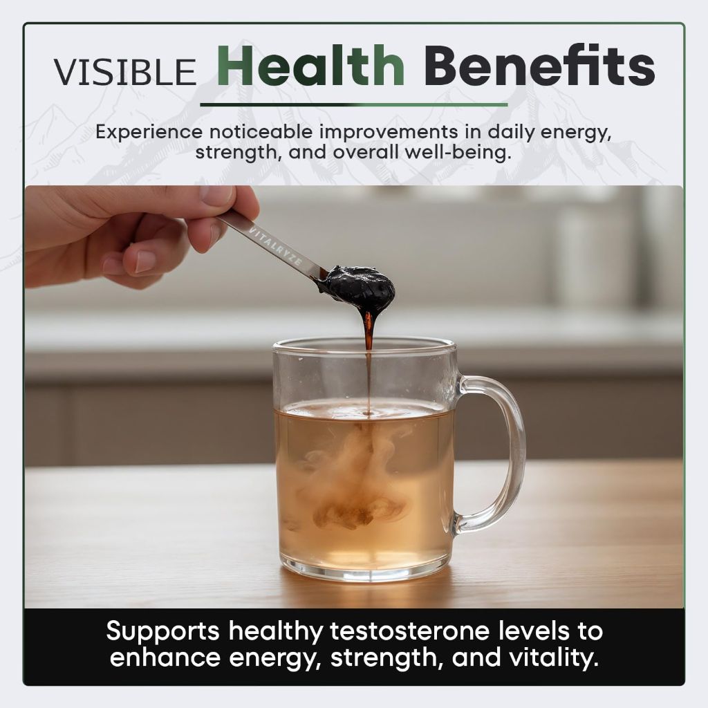 VITALRYZE High Potency Himalayan Shilajit Resin - 100svgs.