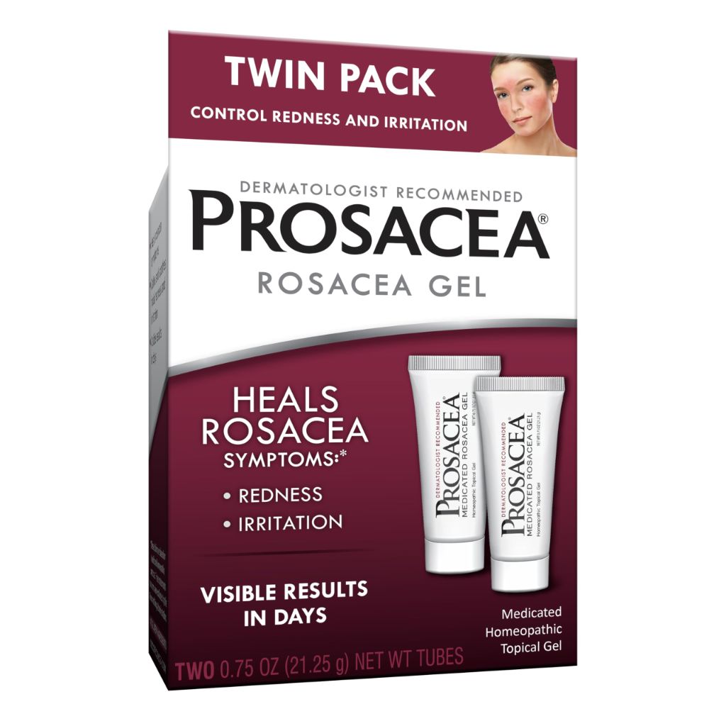 Prosacea Medicated Rosacea Treatment Gel for Face - 0.75 oz. (2 Pack)