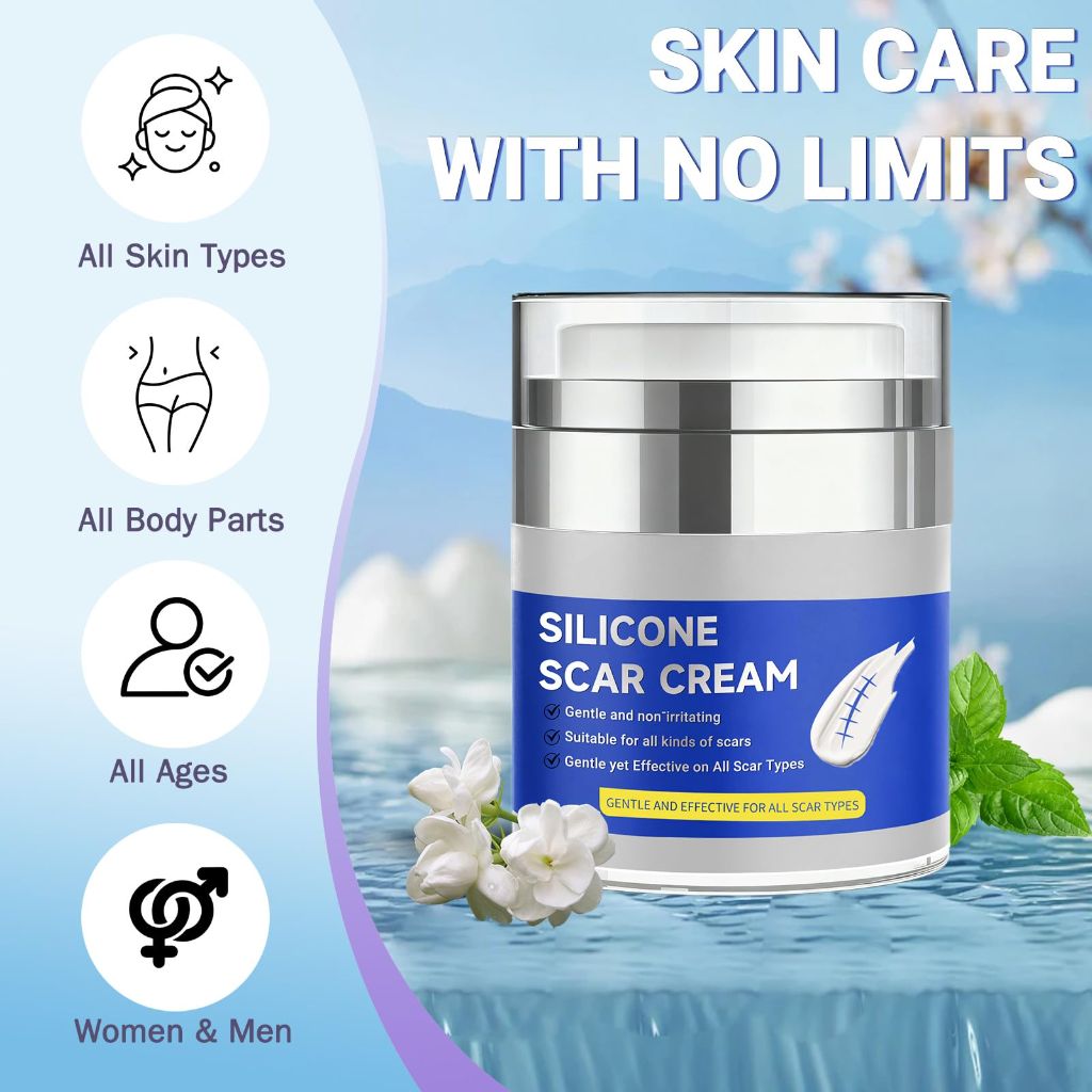 Silicone Scar Cream for All Scar Types - 1.94 oz.