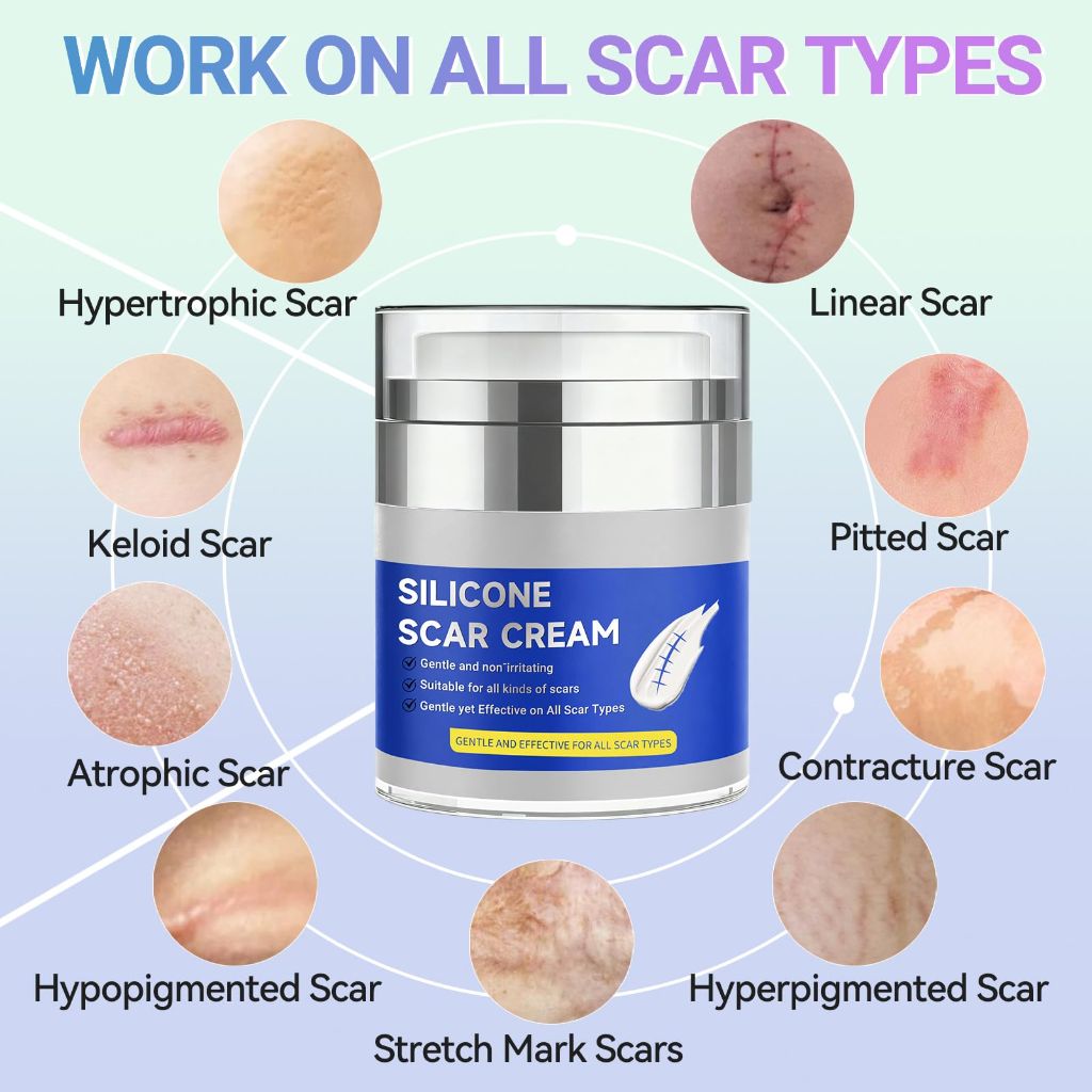 Silicone Scar Cream for All Scar Types - 1.94 oz.